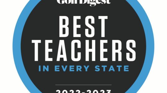 Paul Kaster voted as "Best Teachers" in New Jersey by Golf Digest 2022 -2023